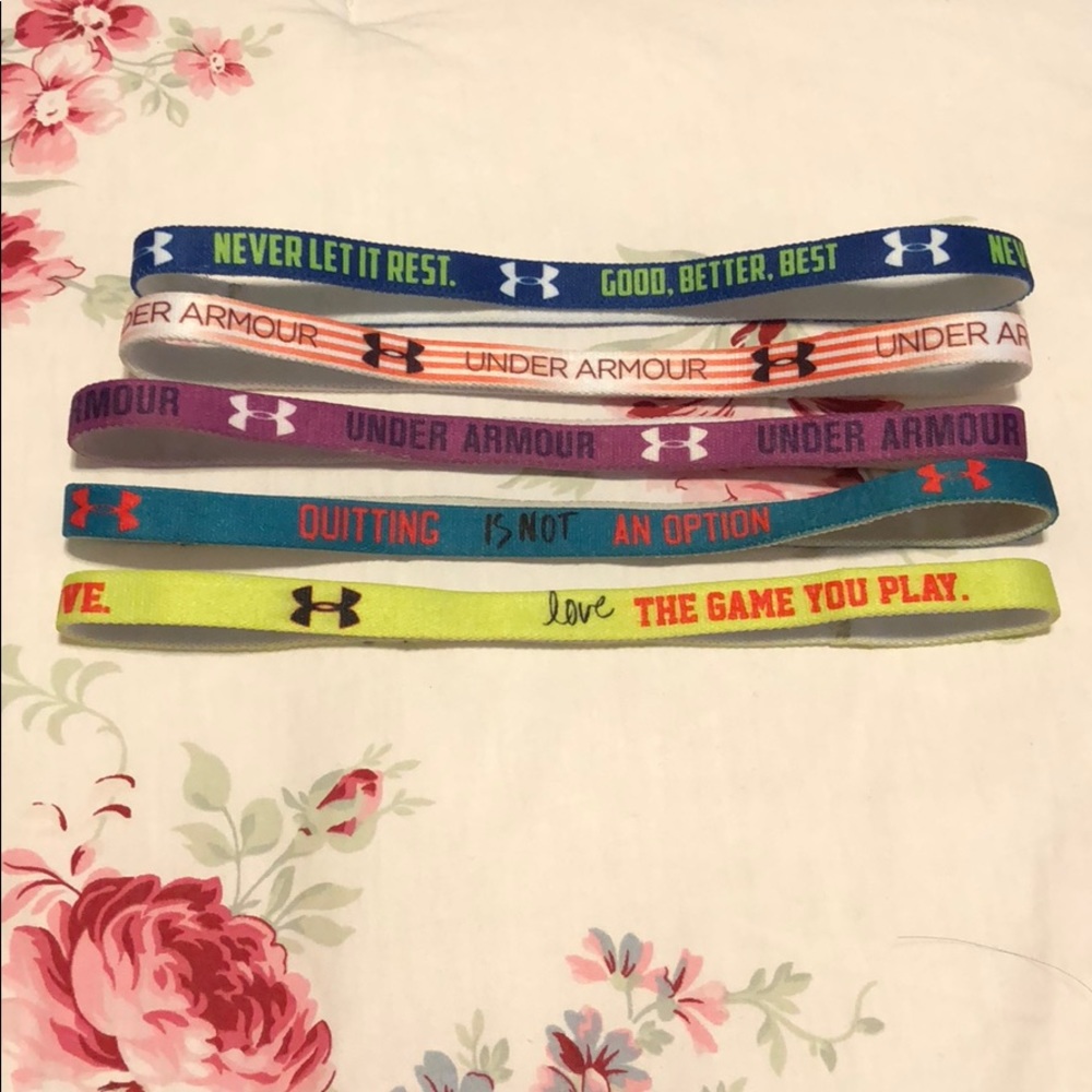 UNWORN under armour headband bundle